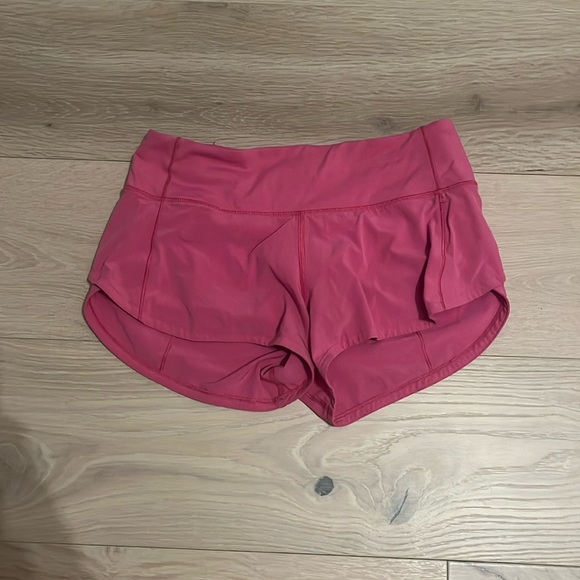 lululemon athletica Pants - sonic pink lululemon speed up shorts
